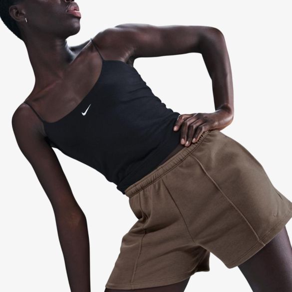 Женские шорты NIKE W NSW NK CHLL FT MR 4IN SHORT_image_3