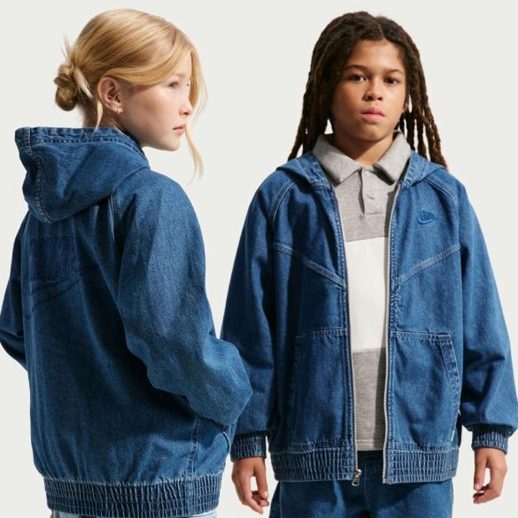 Детская толстовка NIKE K NSW WR DENIM FZ JACKET_image_7