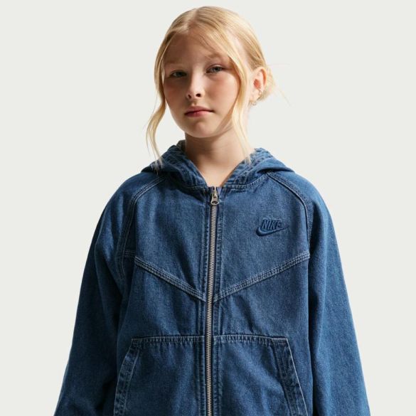 Детская толстовка NIKE K NSW WR DENIM FZ JACKET_image_7
