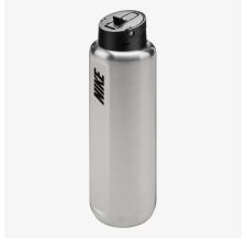 Пляшка NIKE SS RECHARGE STRAW BOTTLE 32 OZ RFSH BRUSHED STAINLESS STEEL/BLACK/BLACK 32OZ