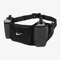 Сумка на пояс з пляшкою NIKE FLEX STRIDE DBL BOTTLE BELT 24 OZ BLACK/BLACK/SILVER OSFM_image_10