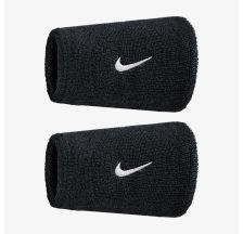 Напульсники NIKE SWOOSH CLASSIC DOUBLEWIDE WRISTBANDS 2PK BLACK/WHITE OSFM