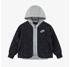 Дитяча куртка NIKE NKN FLEECE HOODED QUILT JACKET