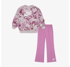 Дитячий костюм NIKE NKG FLORAL CAMO CREW LEGGING S