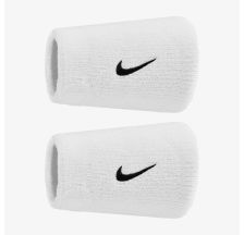 Напульсники NIKE SWOOSH CLASSIC DOUBLEWIDE WRISTBANDS 2PK WHITE/BLACK OSFM