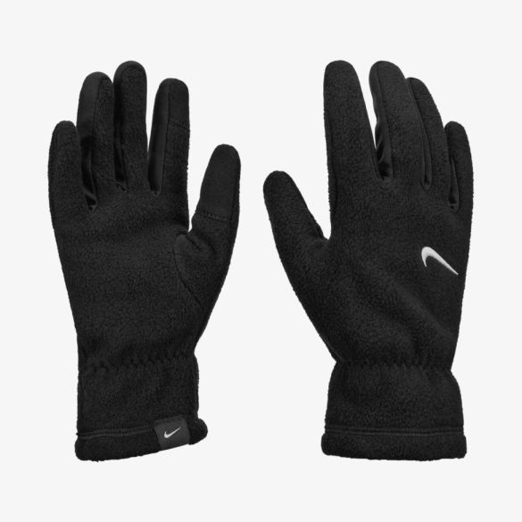 Женские перчатки NIKE W ONE THERMA-FIT FLEECE TG BLACK/WHITE S_image_3